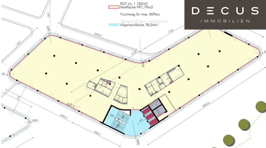 Gewerbeimmobilie mieten in Linz – 992 m², € 18 – Bild 4 von 4