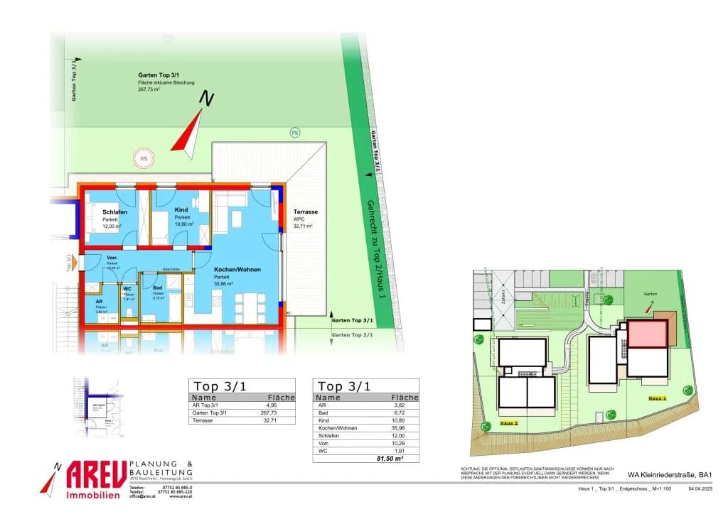 4-Zimmer-Wohnung kaufen in Ried im Innkreis – 82 m², € 423.000 – Bild 4 von 5