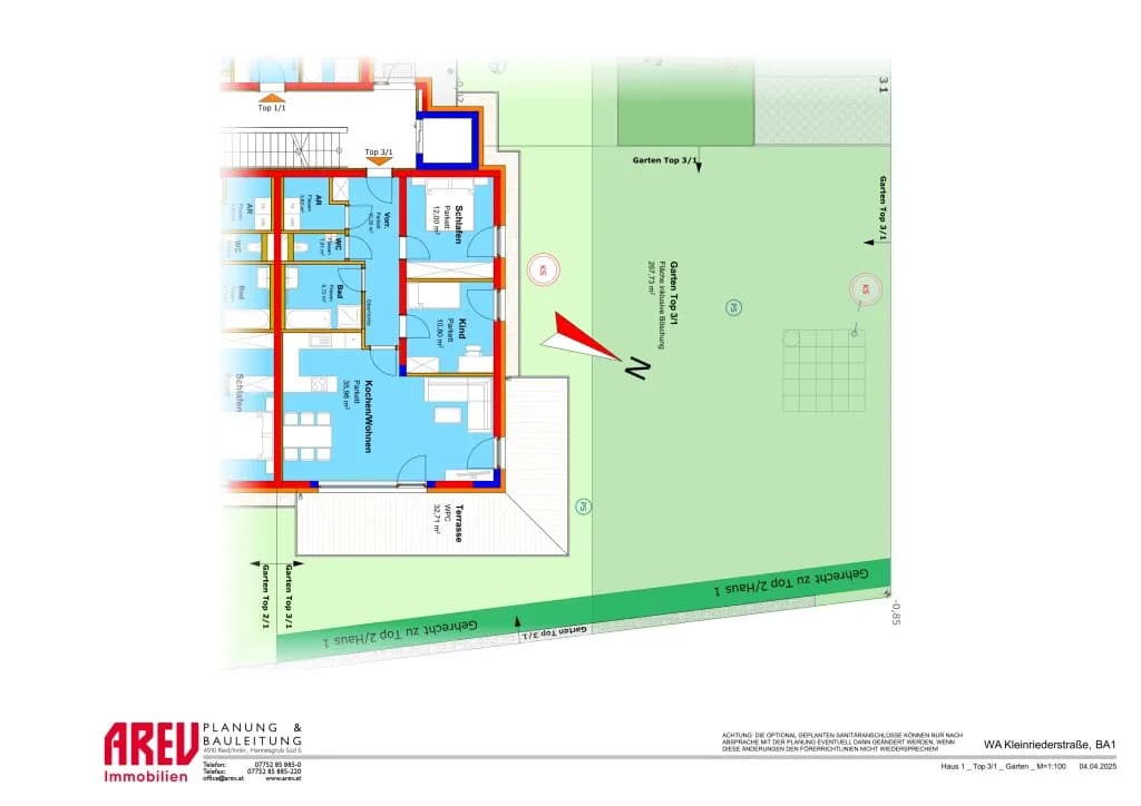 4-Zimmer-Wohnung kaufen in Ried im Innkreis – 82 m², € 423.000 – Bild 5 von 5