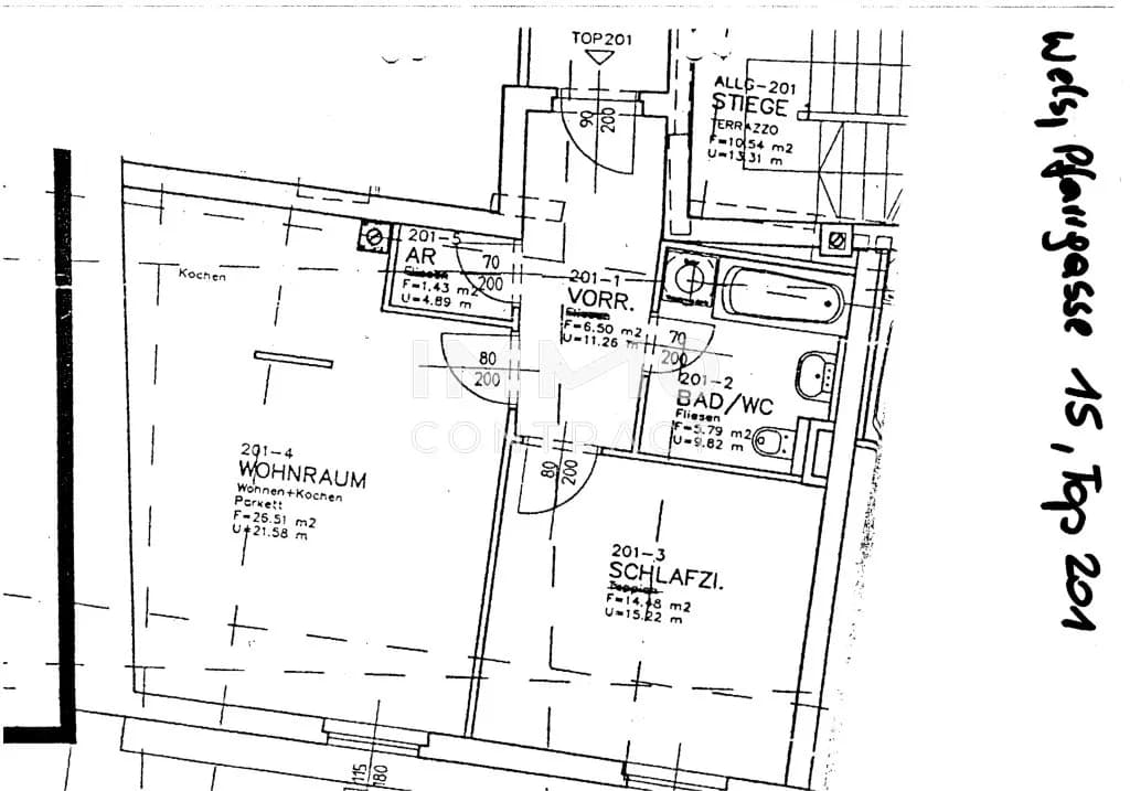 2-Zimmer-Wohnung mieten in Wels – 52,31 m², € 683 – Bild 8 von 8