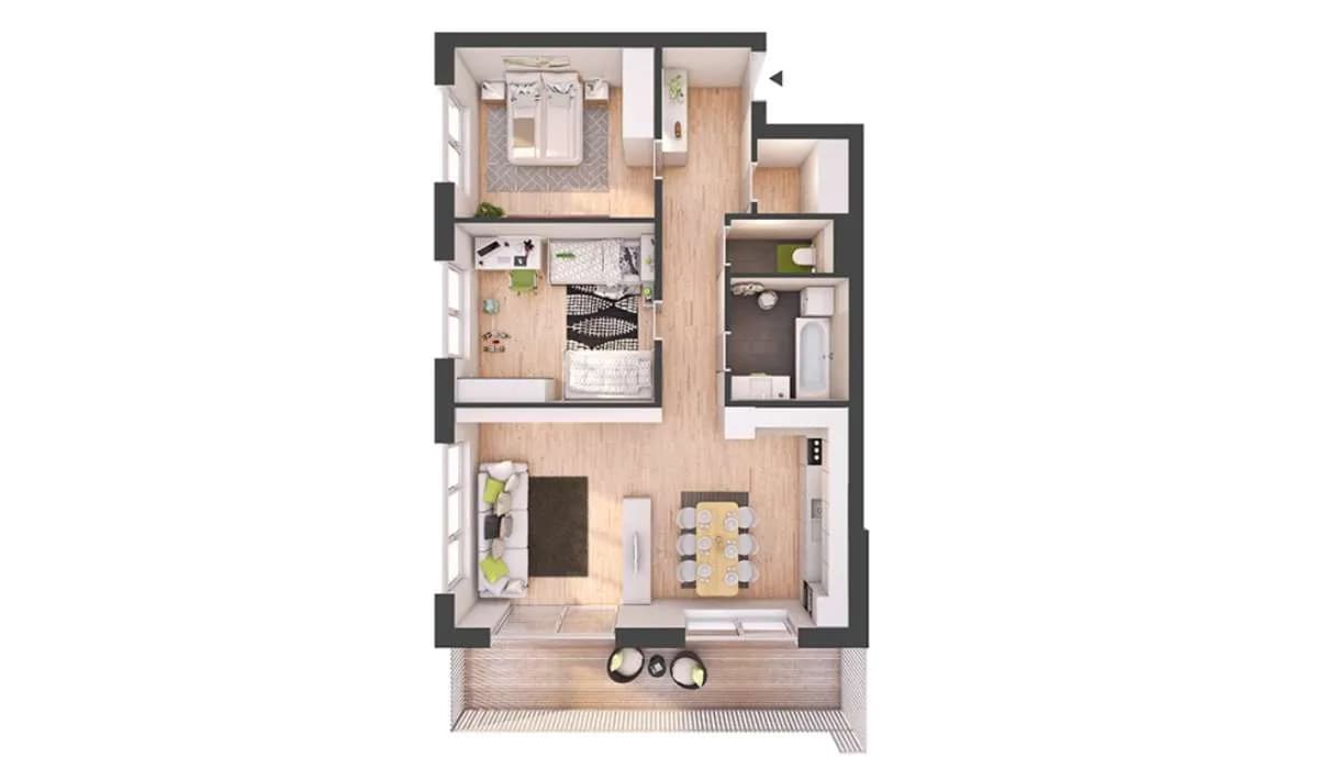 3-Zimmer-Wohnung kaufen in Reutte – 85,3 m², € 390.900 – Bild 11 von 14