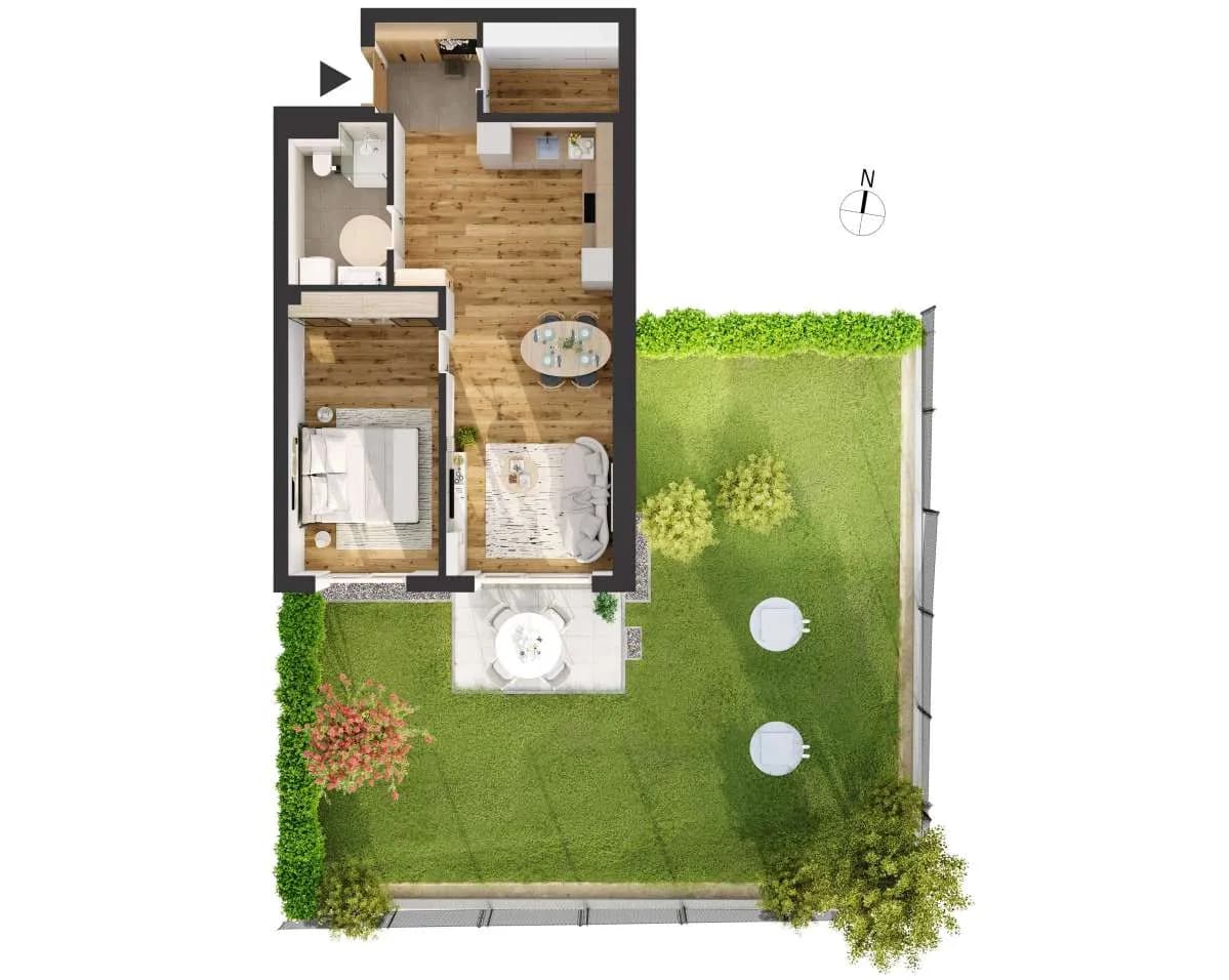 2-Zimmer-Wohnung kaufen in Innsbruck – 60,6 m², € 610.000 – Bild 1 von 4