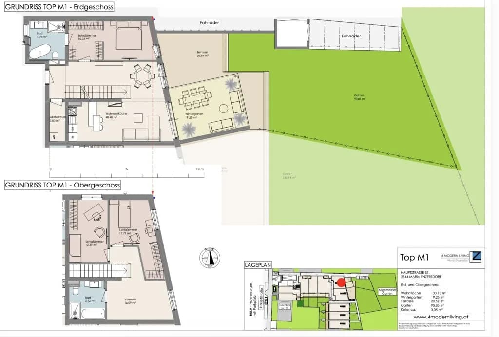 5-Zimmer-Wohnung kaufen in Mödling – 133,18 m², € 933.400 – Bild 8 von 8