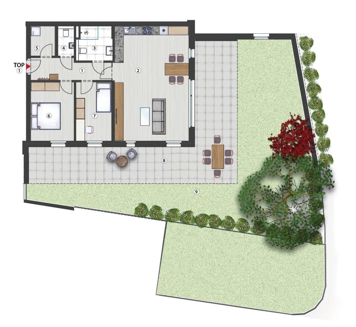 3-Zimmer-Wohnung kaufen in Sankt Johann im Pongau – 79,42 m², € 525.500 – Bild 9 von 10
