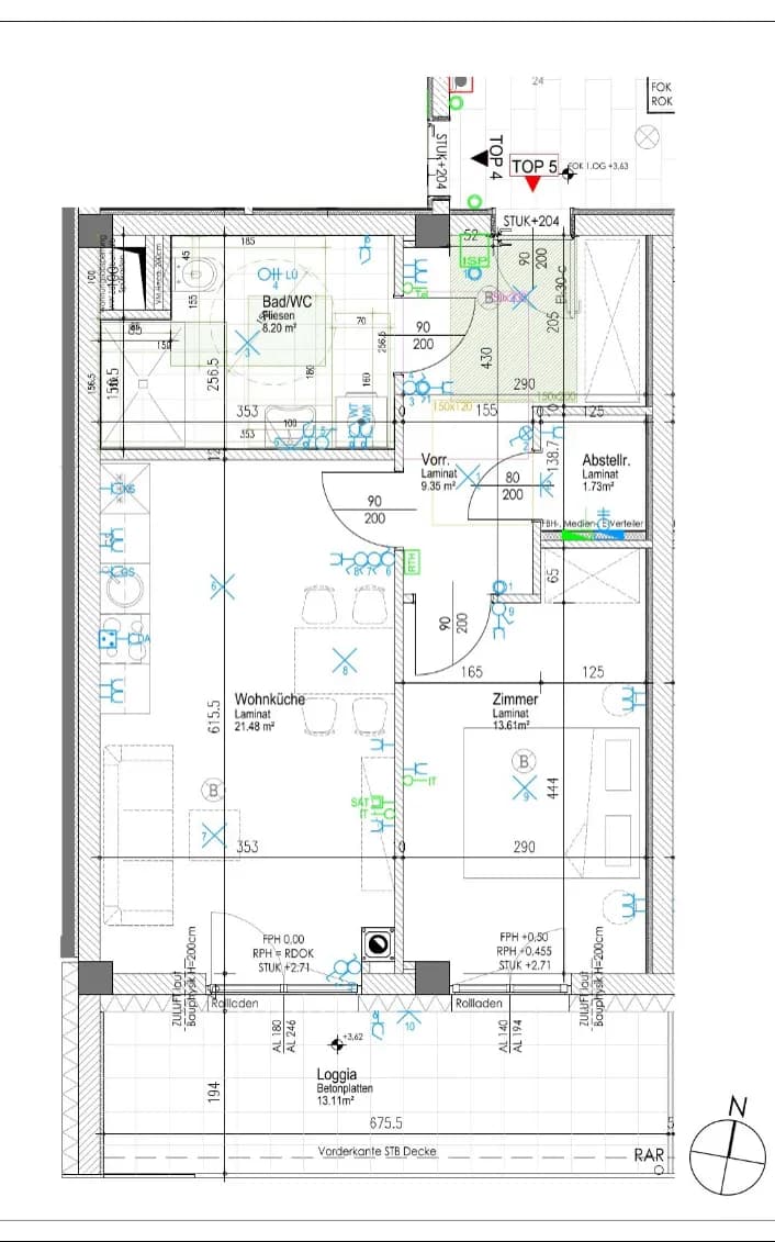 2-Zimmer-Wohnung mieten in Melk – 67,48 m², € 635