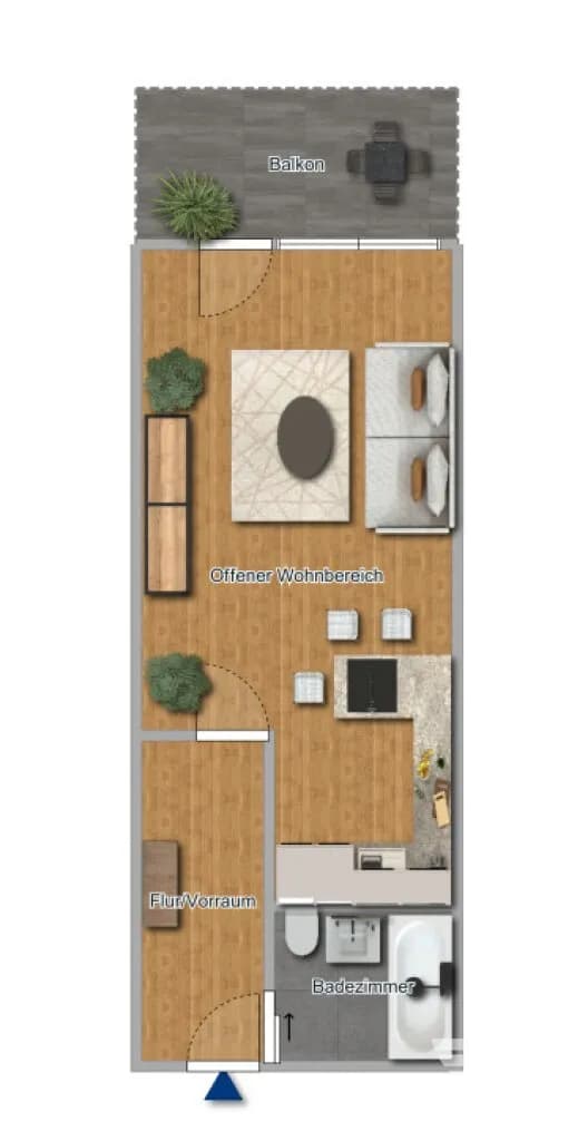 Wohnung kaufen in Salzburg Stadt – 32,52 m², € 249.000 – Bild 10 von 10