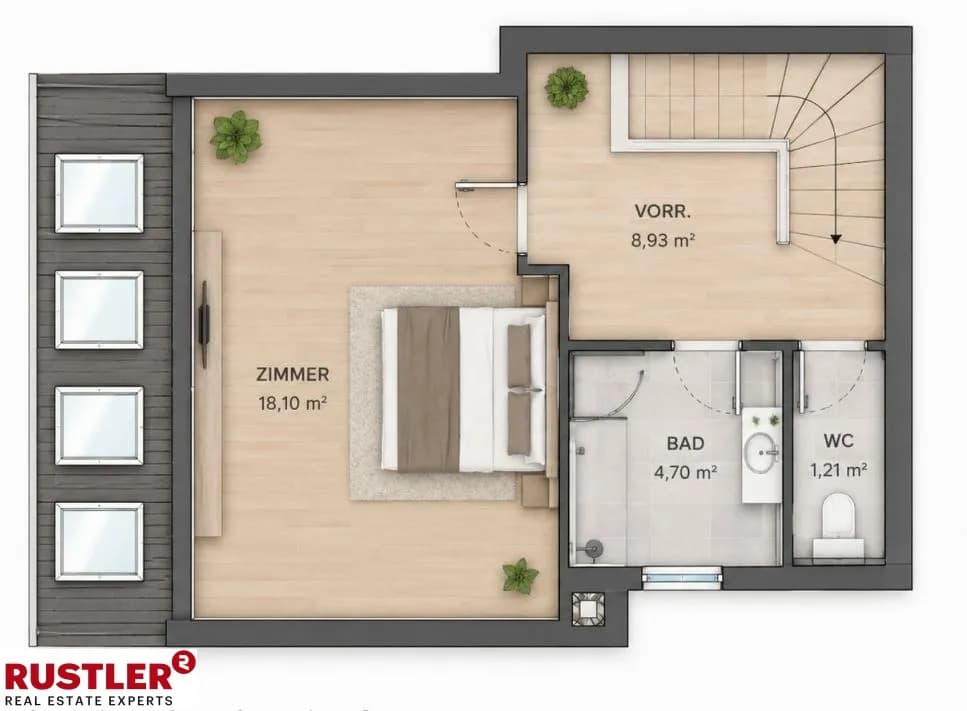 3-Zimmer-Wohnung kaufen in Wien – 100 m², € 983.899 – Bild 7 von 8