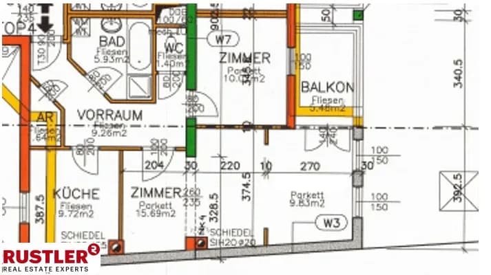 2-Zimmer-Wohnung kaufen in Mödling – 63,49 m², € 270.000 – Bild 6 von 6