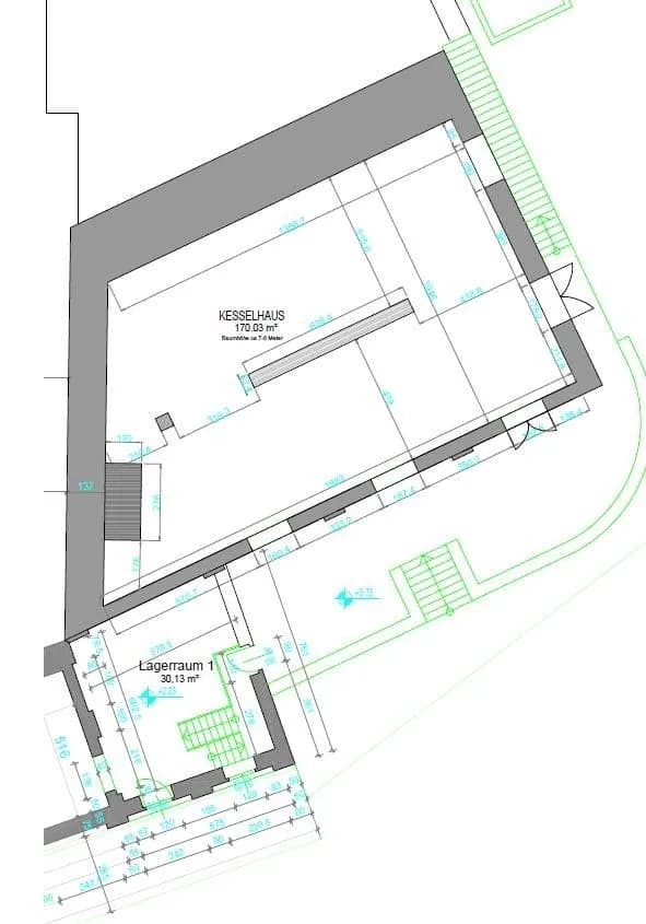 Gewerbeimmobilie mieten in Perg – 170 m², € 675 – Bild 1 von 2
