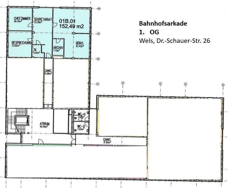 6-Zimmer-Gewerbeimmobilie kaufen in Wels – 153 m² – Bild 4 von 20