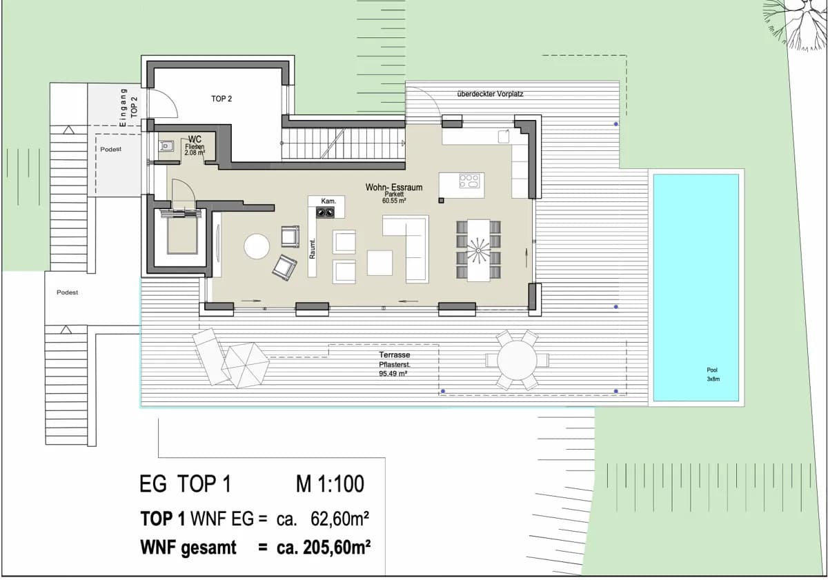 4-Zimmer-Wohnung kaufen in Salzburg Stadt – 205,6 m², € 2.875.000 – Bild 11 von 12