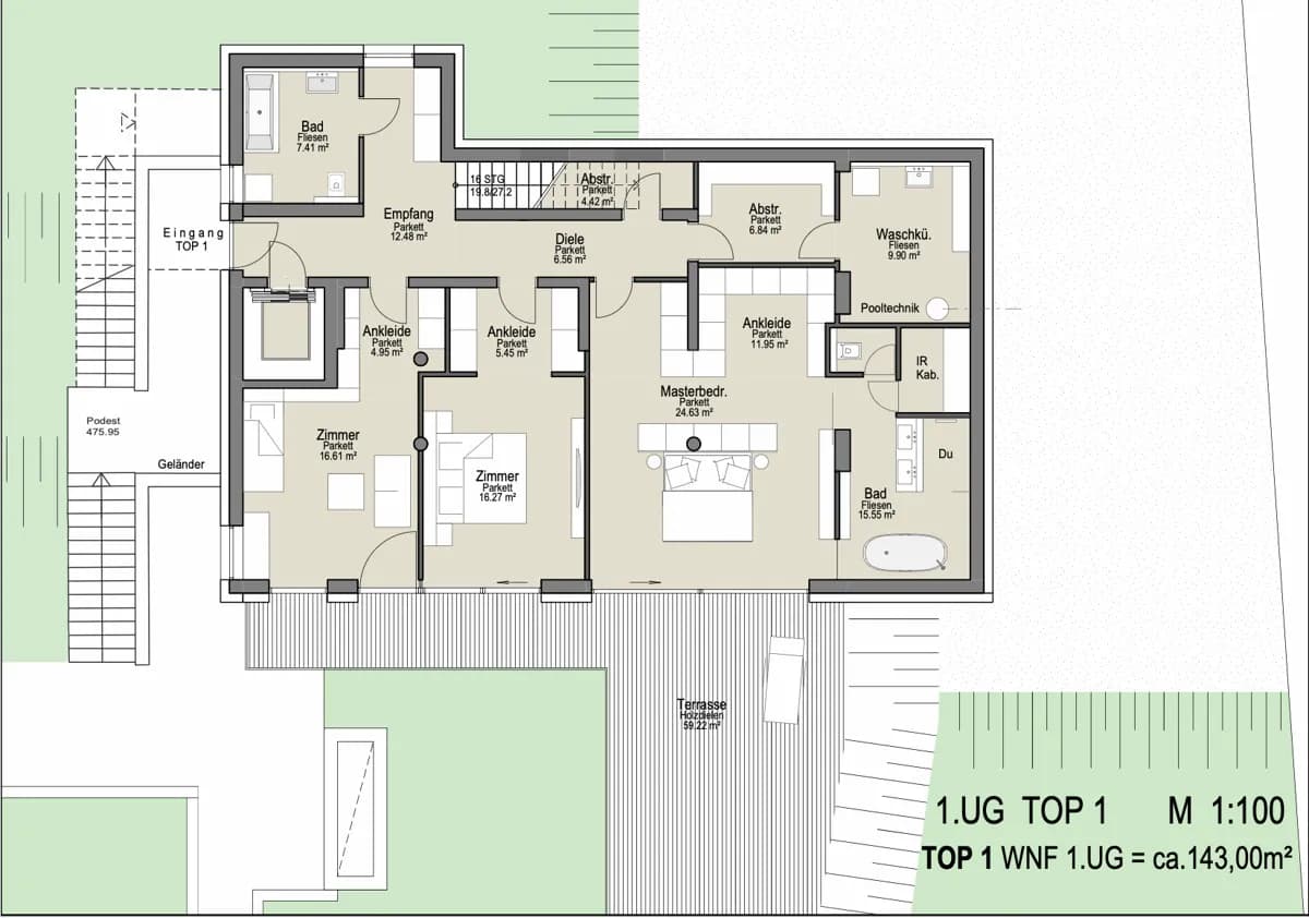 4-Zimmer-Wohnung kaufen in Salzburg Stadt – 205,6 m², € 2.875.000 – Bild 12 von 12