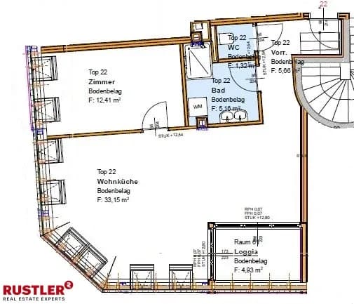 2-Zimmer-Wohnung kaufen in Wien – 57,61 m², € 579.000 – Bild 9 von 9