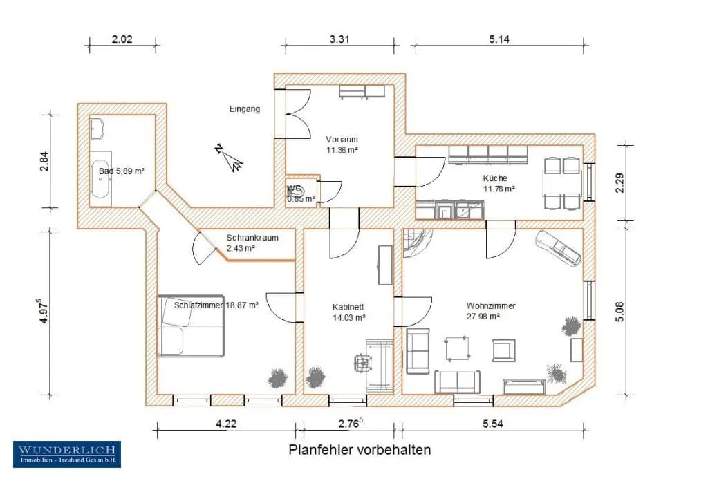 3-Zimmer-Wohnung mieten in Wien – 93,57 m², € 1.540 – Bild 19 von 21