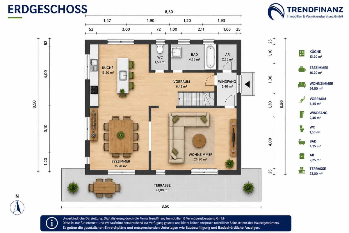 5-Zimmer-Haus kaufen in Wels-Land – 98 m², € 389.000 – Bild 16 von 19
