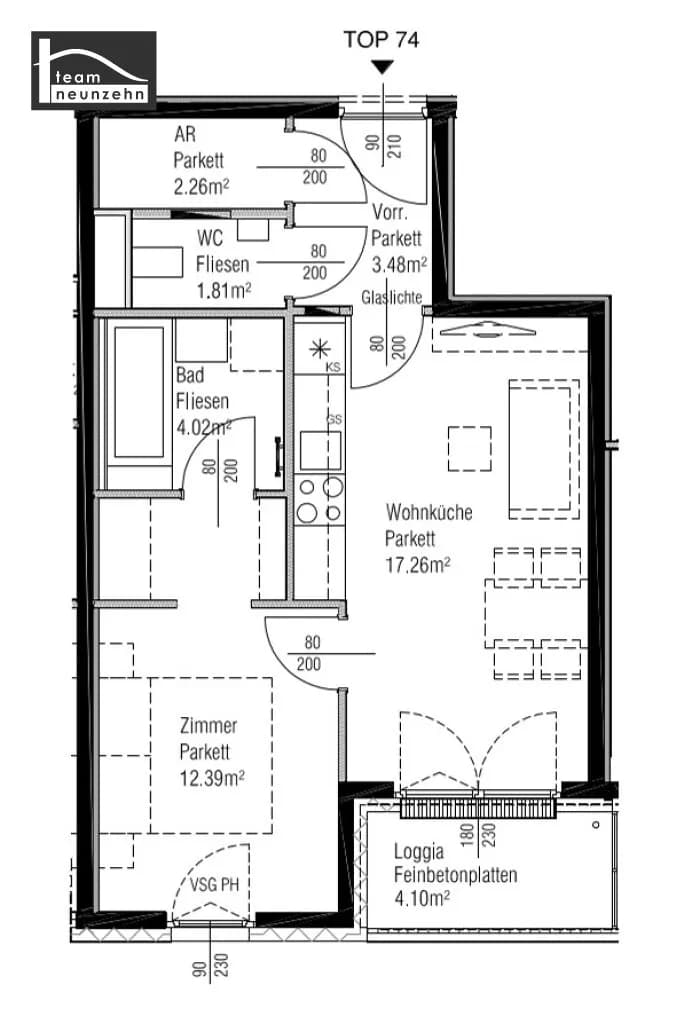 2-Zimmer-Wohnung mieten in Wien – 41,22 m², € 919 – Bild 17 von 17