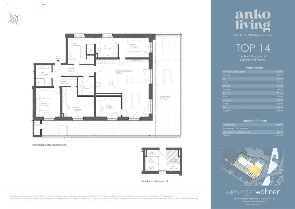 5-Zimmer-Wohnung kaufen in Braunau am Inn – 150,06 m², € 832.833 – Bild 15 von 25