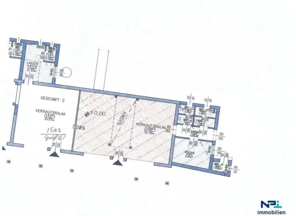2-Zimmer-Gewerbeimmobilie mieten in Baden – 79 m², € 1.558 – Bild 10 von 11