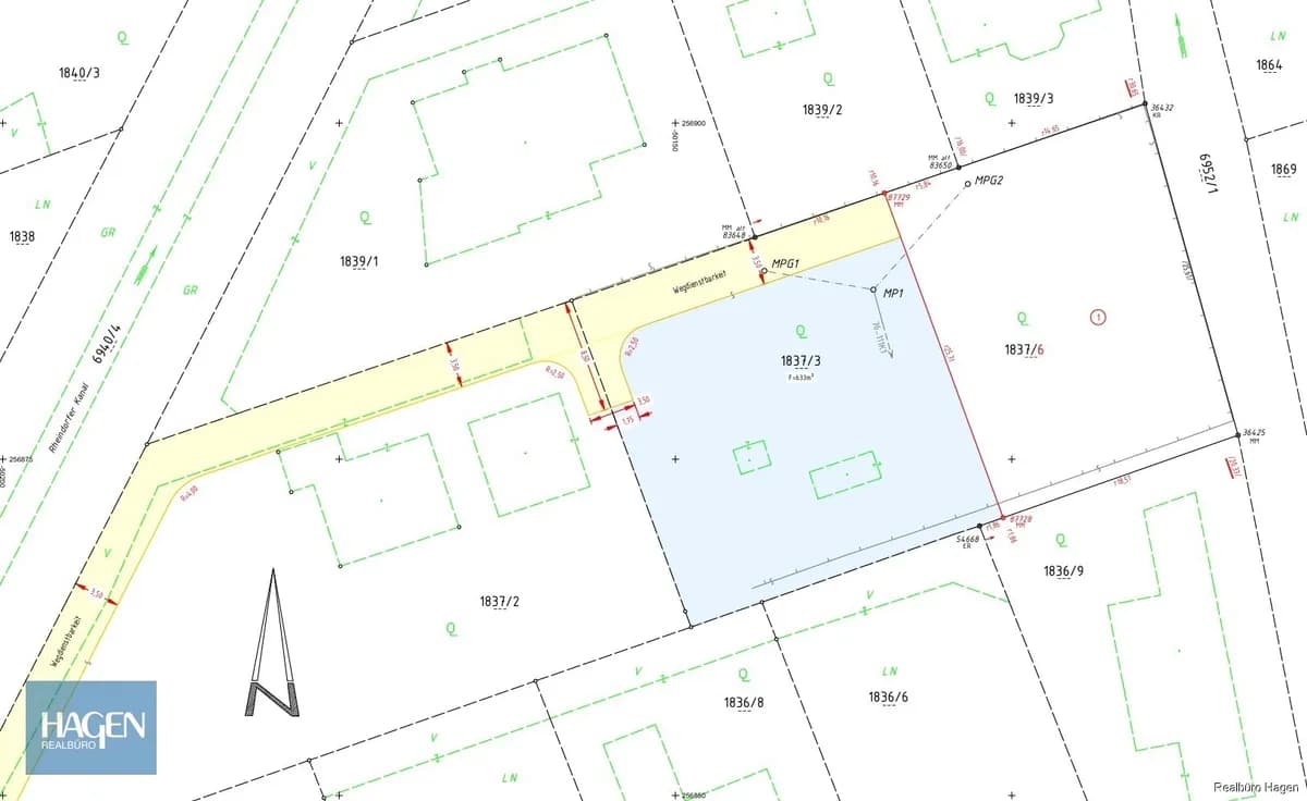 Grundstück kaufen in Dornbirn – 1 865 m² – Bild 2 von 3