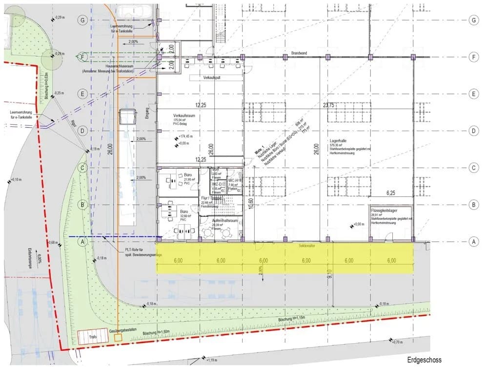 Gewerbeimmobilie mieten in Mistelbach – 854 m², € 7 – Bild 8 von 8