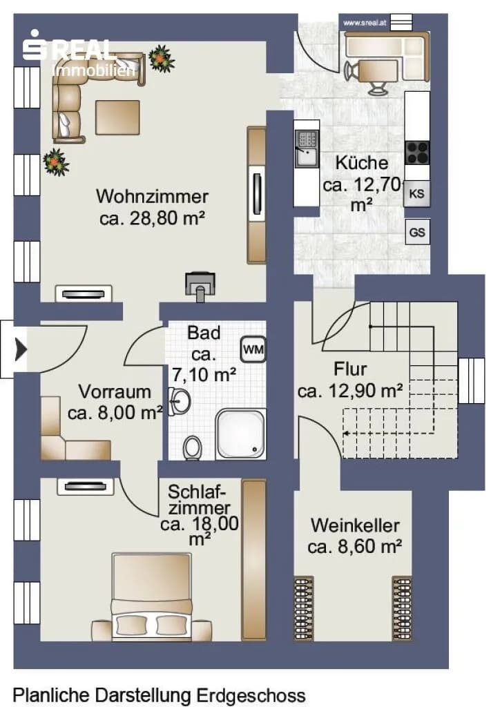 2-Zimmer-Haus kaufen in Gmünd – 285 m², € 149.000 – Bild 31 von 31