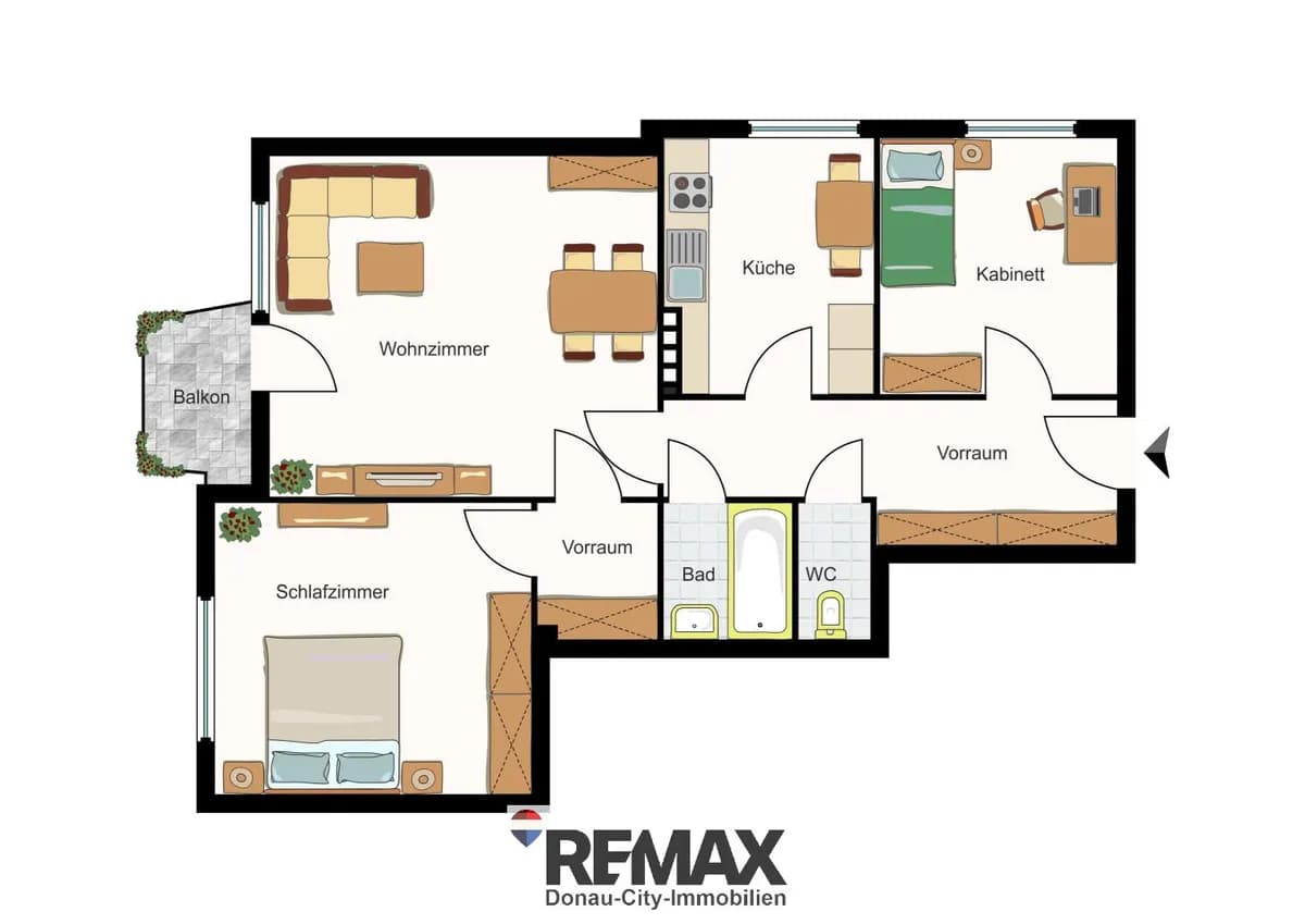 3-Zimmer-Wohnung kaufen in Baden – 69,98 m², € 190.000 – Bild 12 von 14