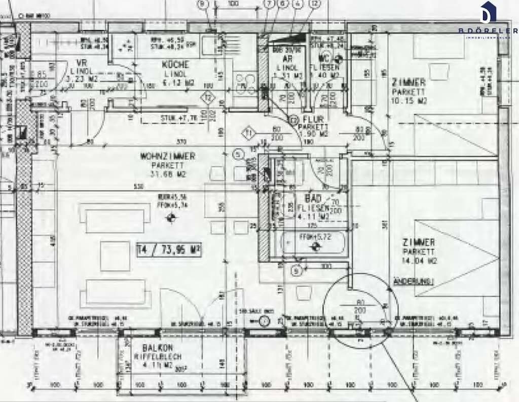 3-Zimmer-Wohnung kaufen in Feldkirchen – 73,95 m², € 169.000 – Bild 7 von 7