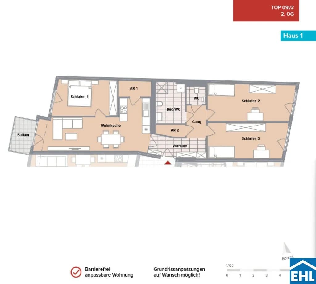 3-Zimmer-Wohnung kaufen in Wien – 97,62 m², € 598.400 – Bild 8 von 8