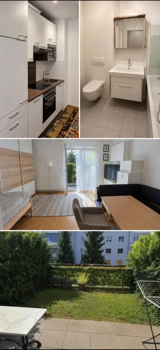1-Zimmer-Wohnung mieten in Klagenfurt – 36 m², € 648