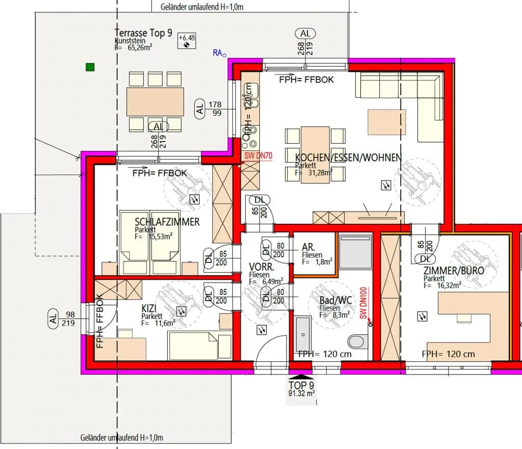 3-Zimmer-Wohnung kaufen in Graz – 91,32 m², € 465.000 – Bild 19 von 20