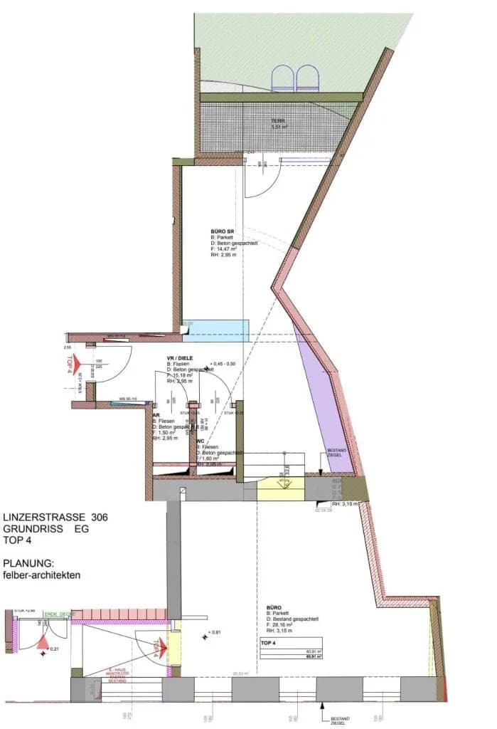 2-Zimmer-Gewerbeimmobilie mieten in Wien – 61 m², € 884 – Bild 12 von 12