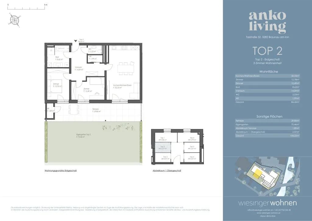 3-Zimmer-Wohnung kaufen in Braunau am Inn – 84,45 m², € 443.362 – Bild 8 von 19