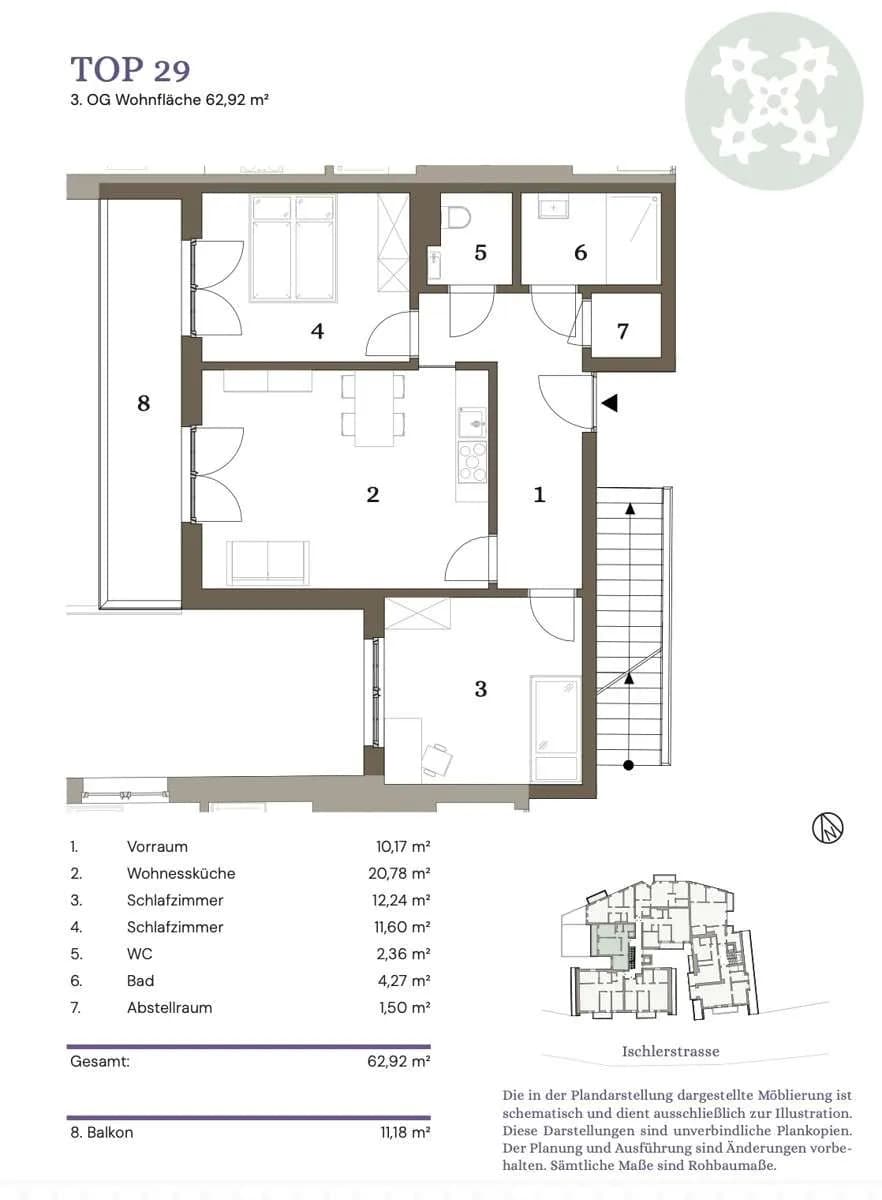 2-Zimmer-Wohnung kaufen in Liezen – 62,83 m², € 399.900 – Bild 12 von 12