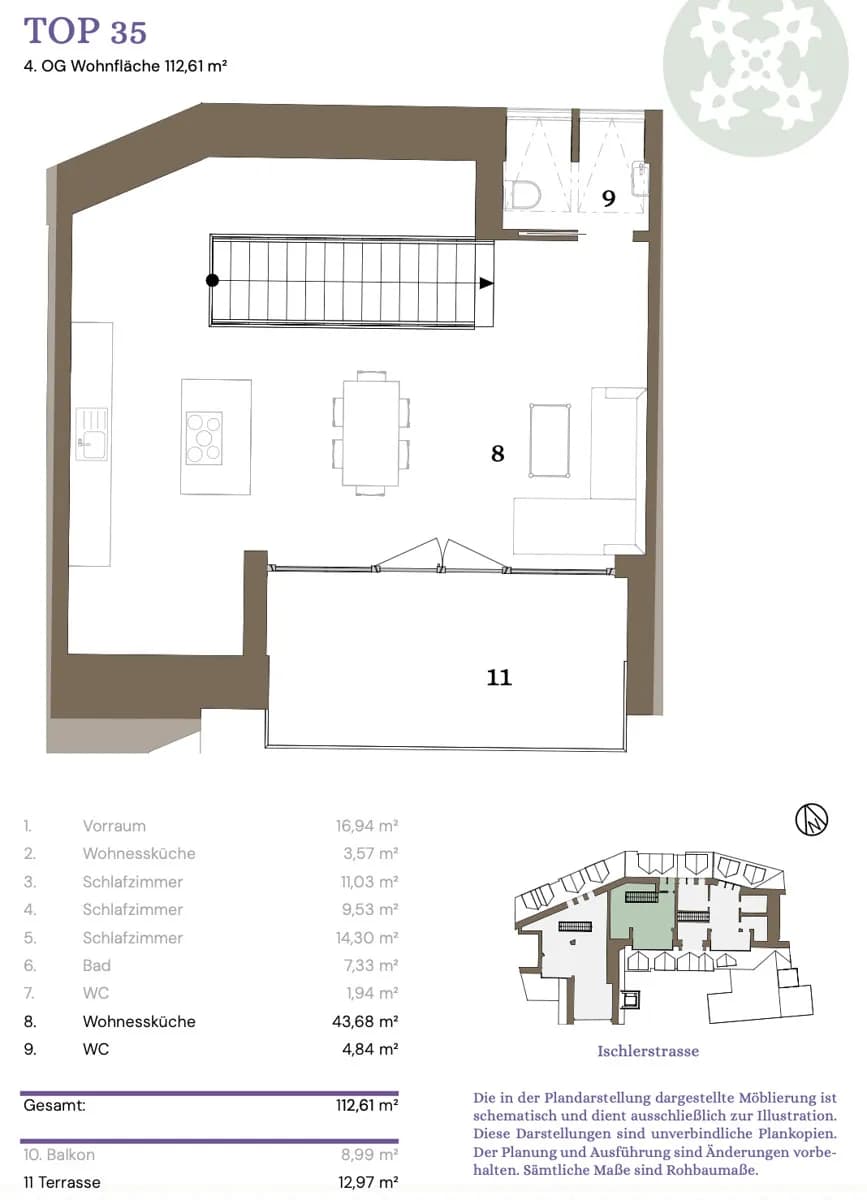 4-Zimmer-Wohnung kaufen in Liezen – 112,35 m², € 742.331 – Bild 16 von 17