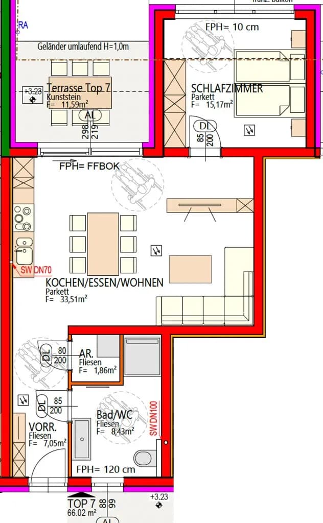 2-Zimmer-Wohnung kaufen in Graz – 66,02 m², € 324.000 – Bild 19 von 20