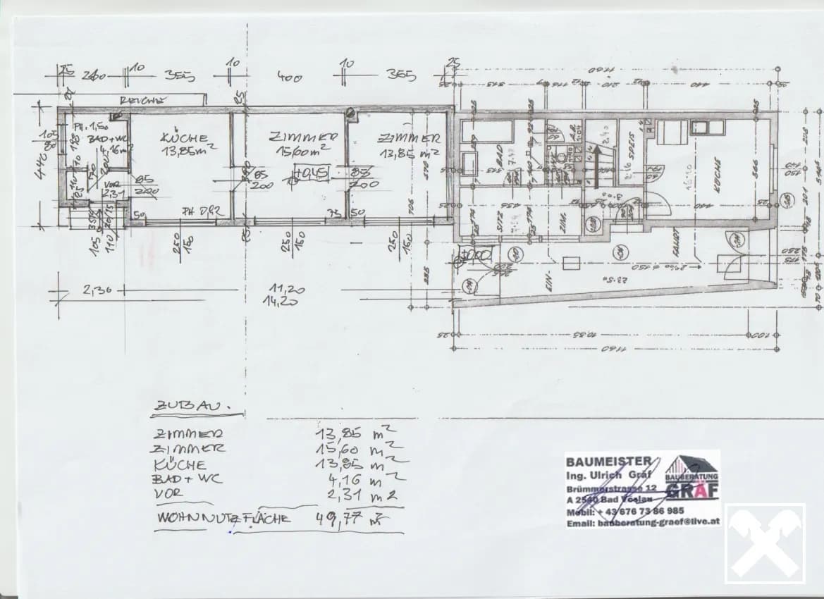 2-Zimmer-Haus kaufen in Bruck an der Leitha – 80 m², € 240.000 – Bild 17 von 18