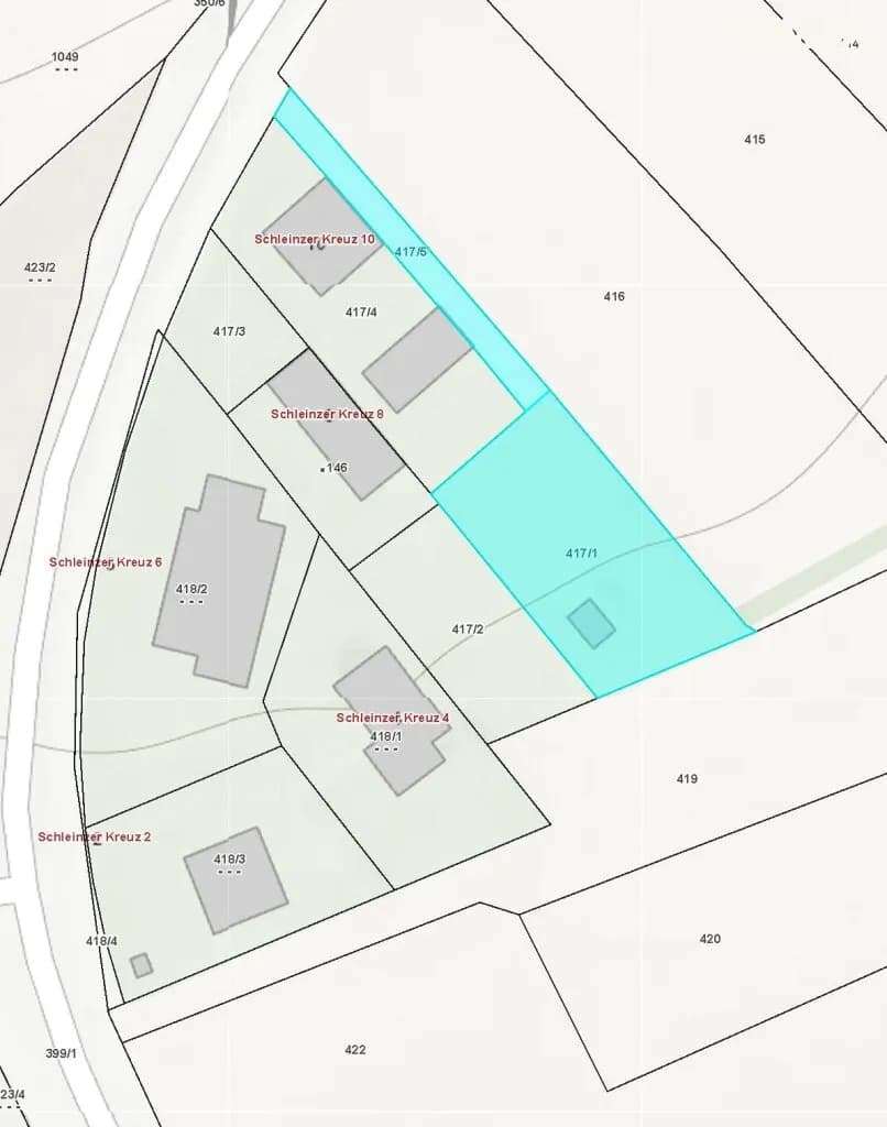 Grundstück kaufen in Wiener Neustadt Land – 926 m², € 155.000 – Bild 2 von 3