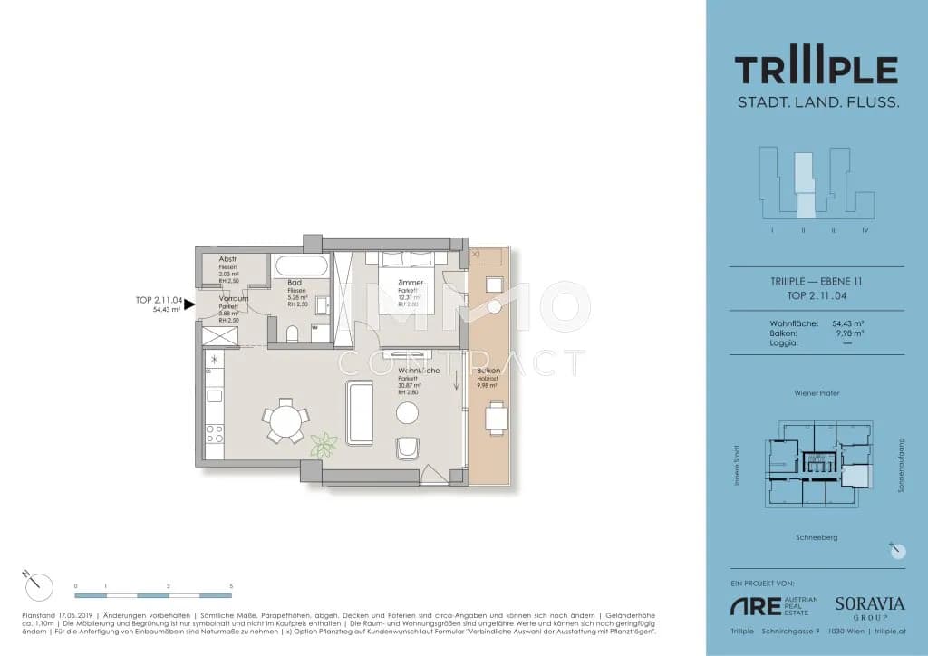 2-Zimmer-Wohnung kaufen in Wien – 54,43 m², € 499.000 – Bild 27 von 27