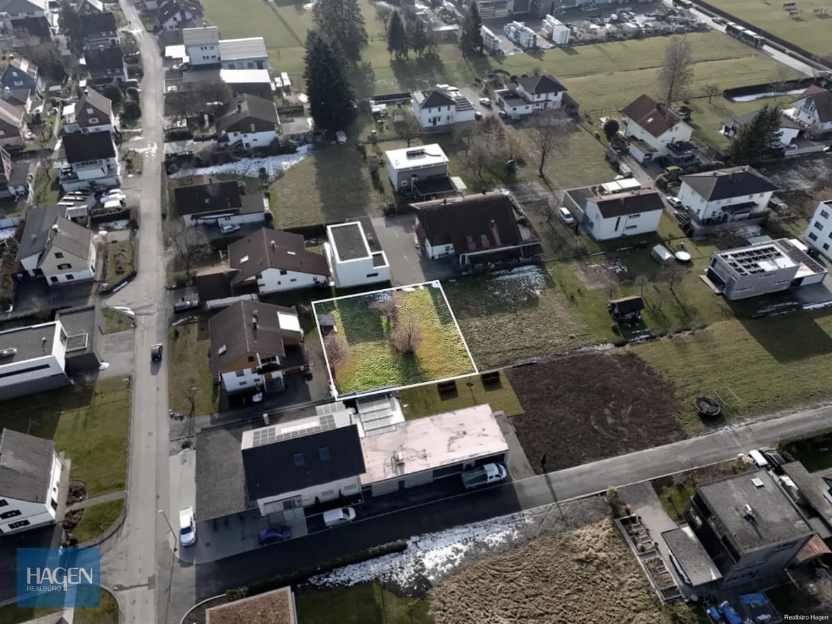 Grundstück kaufen in Dornbirn – 626 m², € 399.500