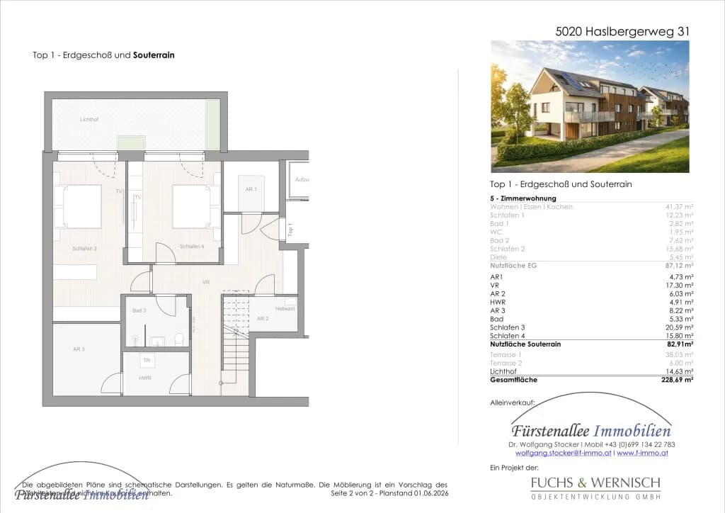 5-Zimmer-Wohnung kaufen in Salzburg Stadt – 170,03 m², € 1.290.000 – Bild 7 von 9