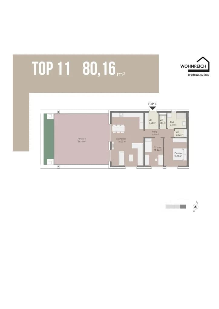 3-Zimmer-Wohnung kaufen in Graz – 80,16 m², € 584.383 – Bild 13 von 13
