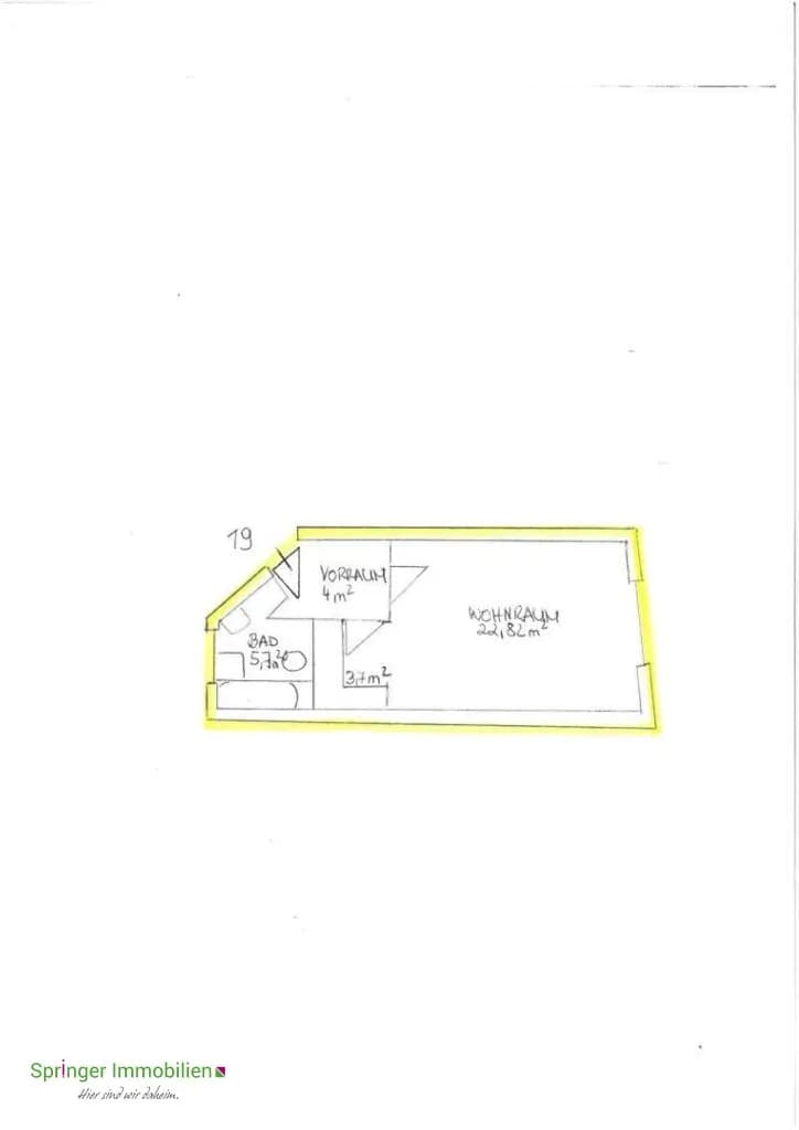 1-Zimmer-Wohnung mieten in Hallein – 37 m², € 611 – Bild 9 von 10