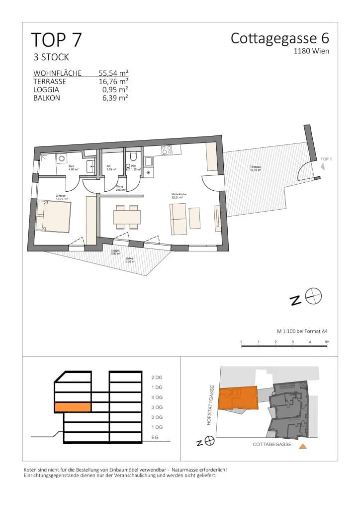 2-Zimmer-Wohnung mieten in Wien – 55,54 m², € 1.280 – Bild 25 von 26