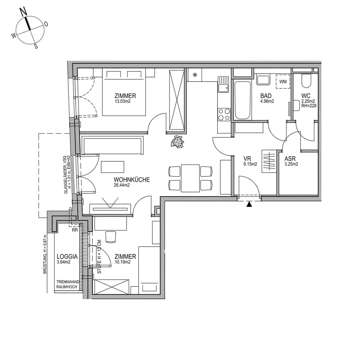 3-Zimmer-Wohnung kaufen in Wien – 68,27 m², € 333.550 – Bild 9 von 10
