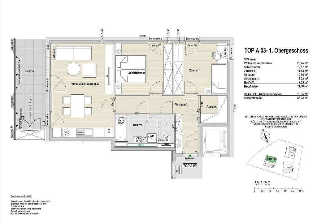3-Zimmer-Wohnung kaufen in Salzburg Stadt – 71,58 m², € 629.800 – Bild 10 von 11