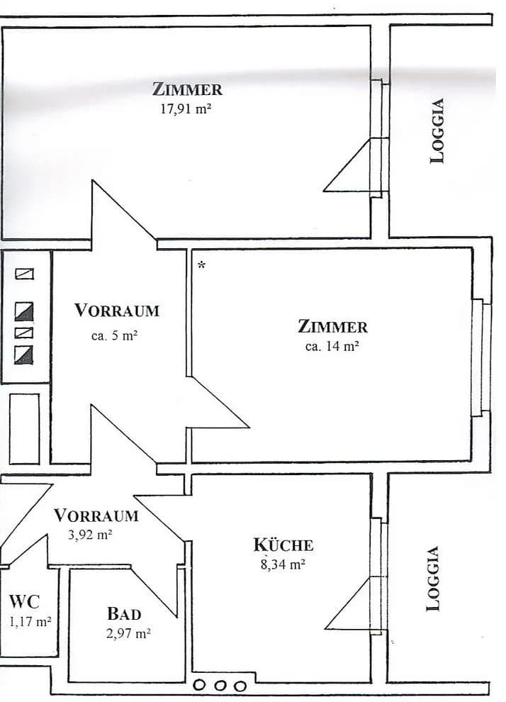 2-Zimmer-Wohnung mieten in Linz – 54 m², € 569 – Bild 8 von 8