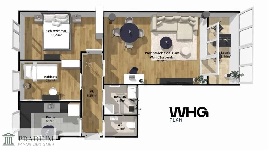 3-Zimmer-Wohnung kaufen in Baden – 67 m², € 285.000 – Bild 13 von 13