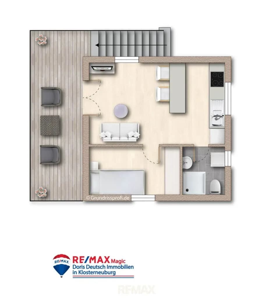 2-Zimmer-Immobilie kaufen in Tulln – 28 m², € 175.000 – Bild 14 von 15