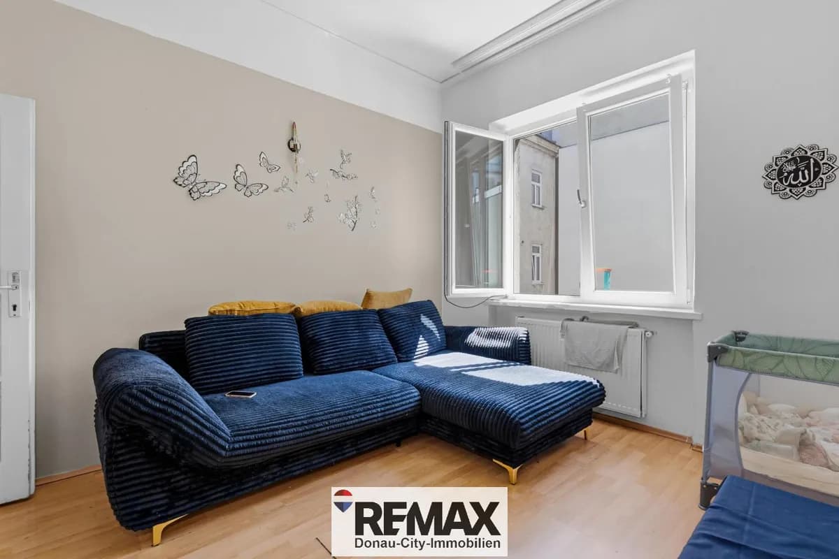 2-Zimmer-Wohnung kaufen in Wien – 35 m², € 79.000 – Bild 1 von 16