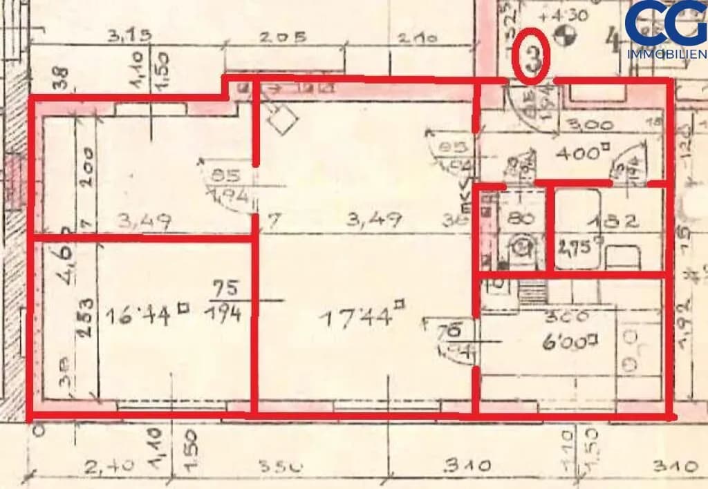 2-Zimmer-Wohnung mieten in Wien – 47 m², € 890 – Bild 11 von 11